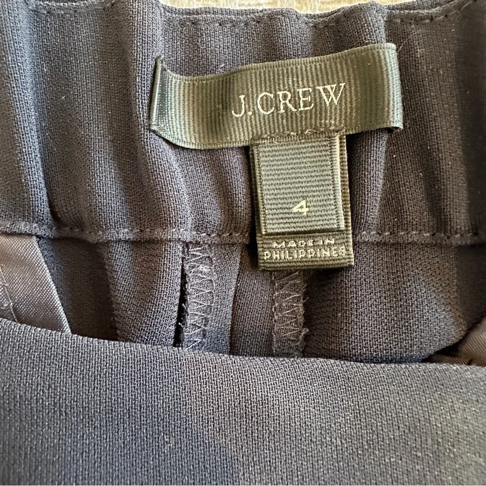 J. Crew Black Trousers Pants Style G7462